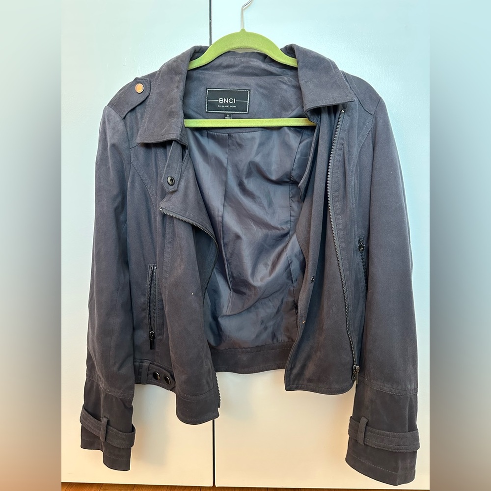 Grey suede BNCI jacket